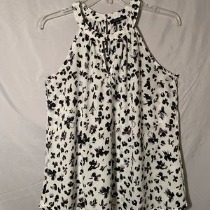 Keyhole halter blouse